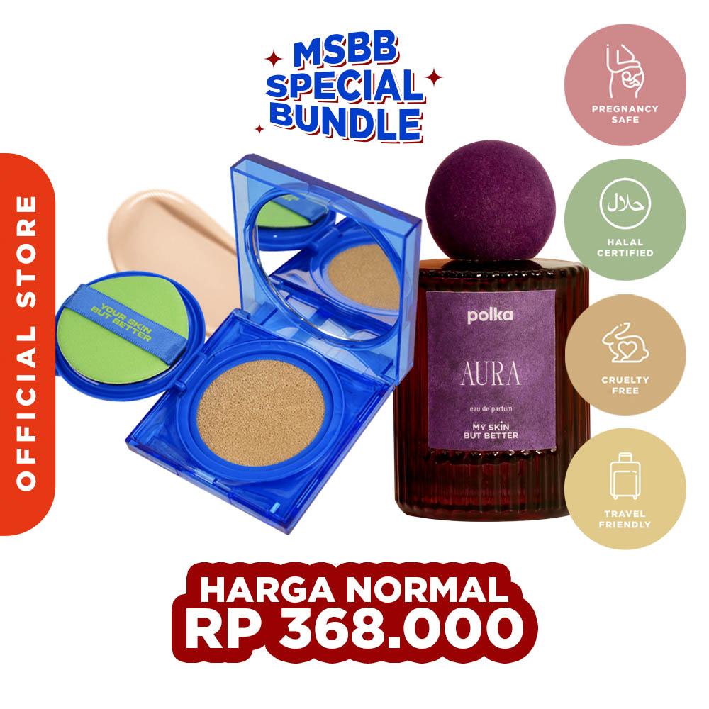 MSBB - Bundle Your Daily Cushion - Pie 8gr + POLKA X MSBB EAU DE PARFUM ...