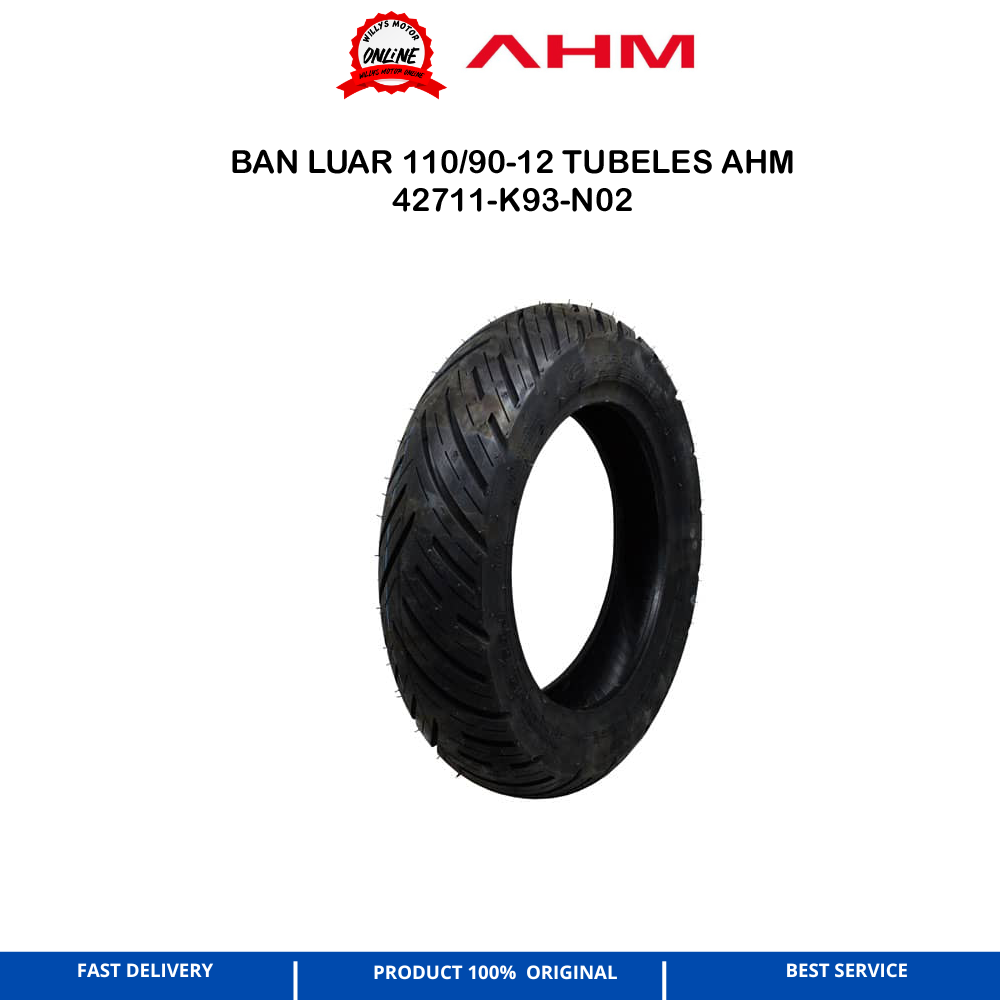 BAN 110/90-12 TUBELESS AHM 42711-K93-N02